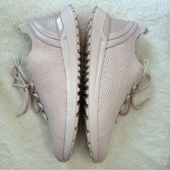 Michael Kors Powder Blush Bodie Trainer Soft Stretch Knit Sneakers - Picture 5 of 9